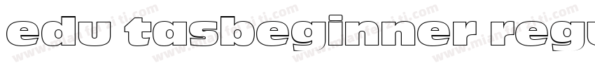 edu tasbeginner regu字体转换